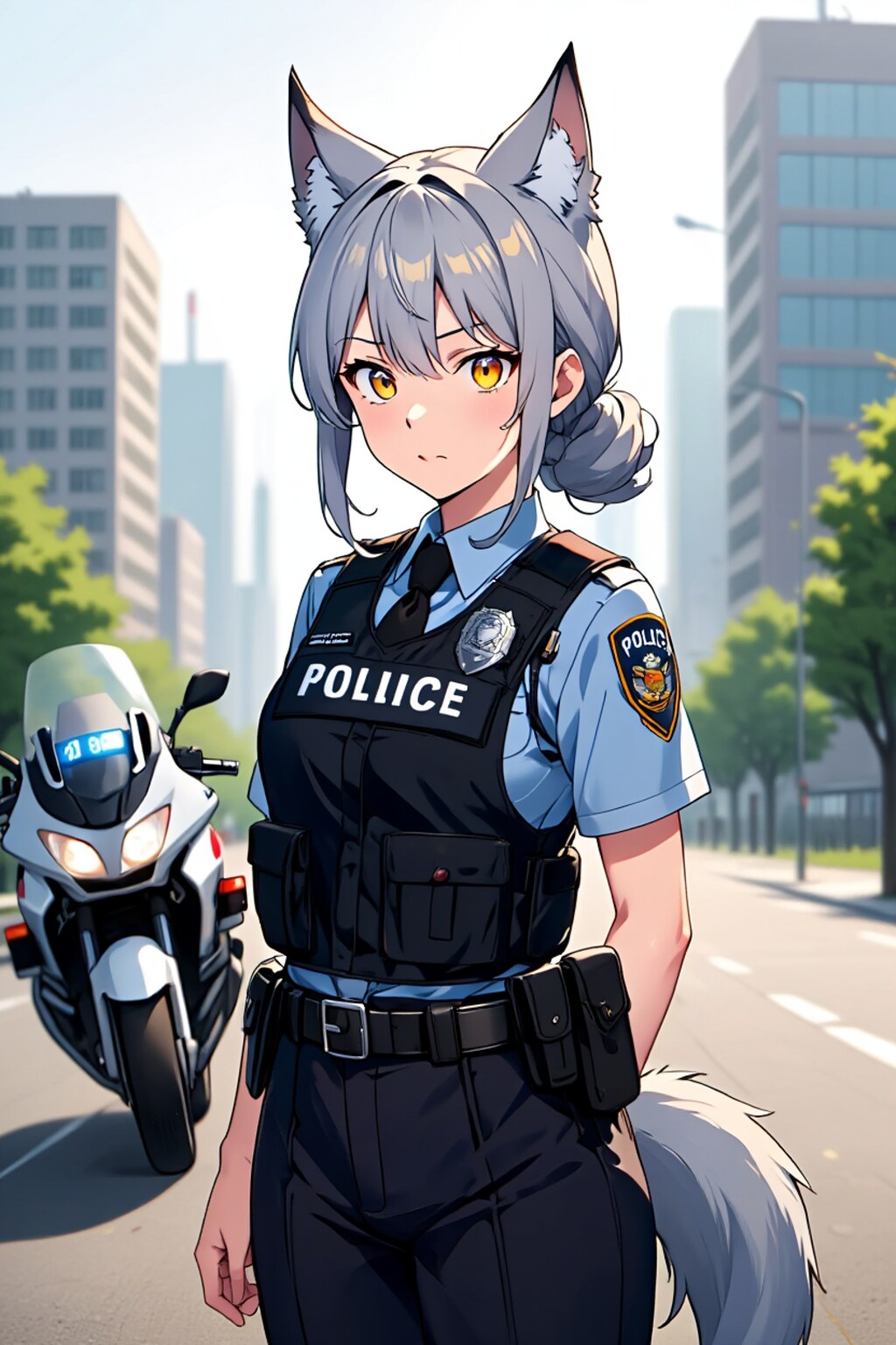 ケモミミ婦警さん
