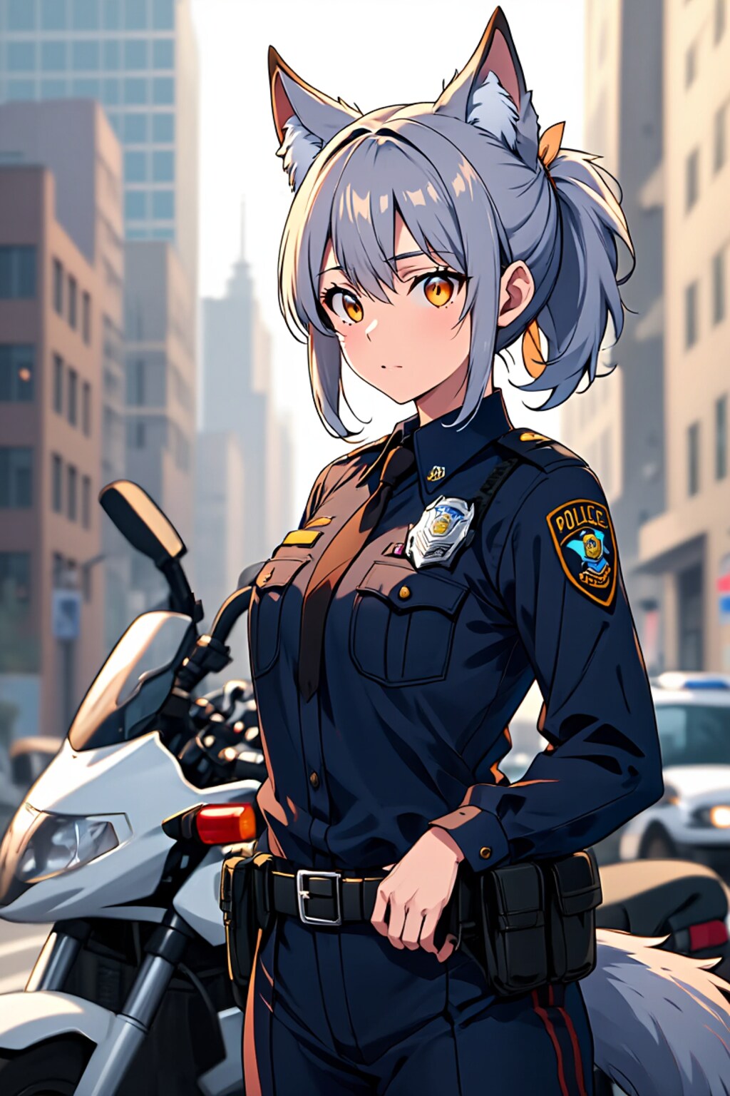 ケモミミ婦警さん