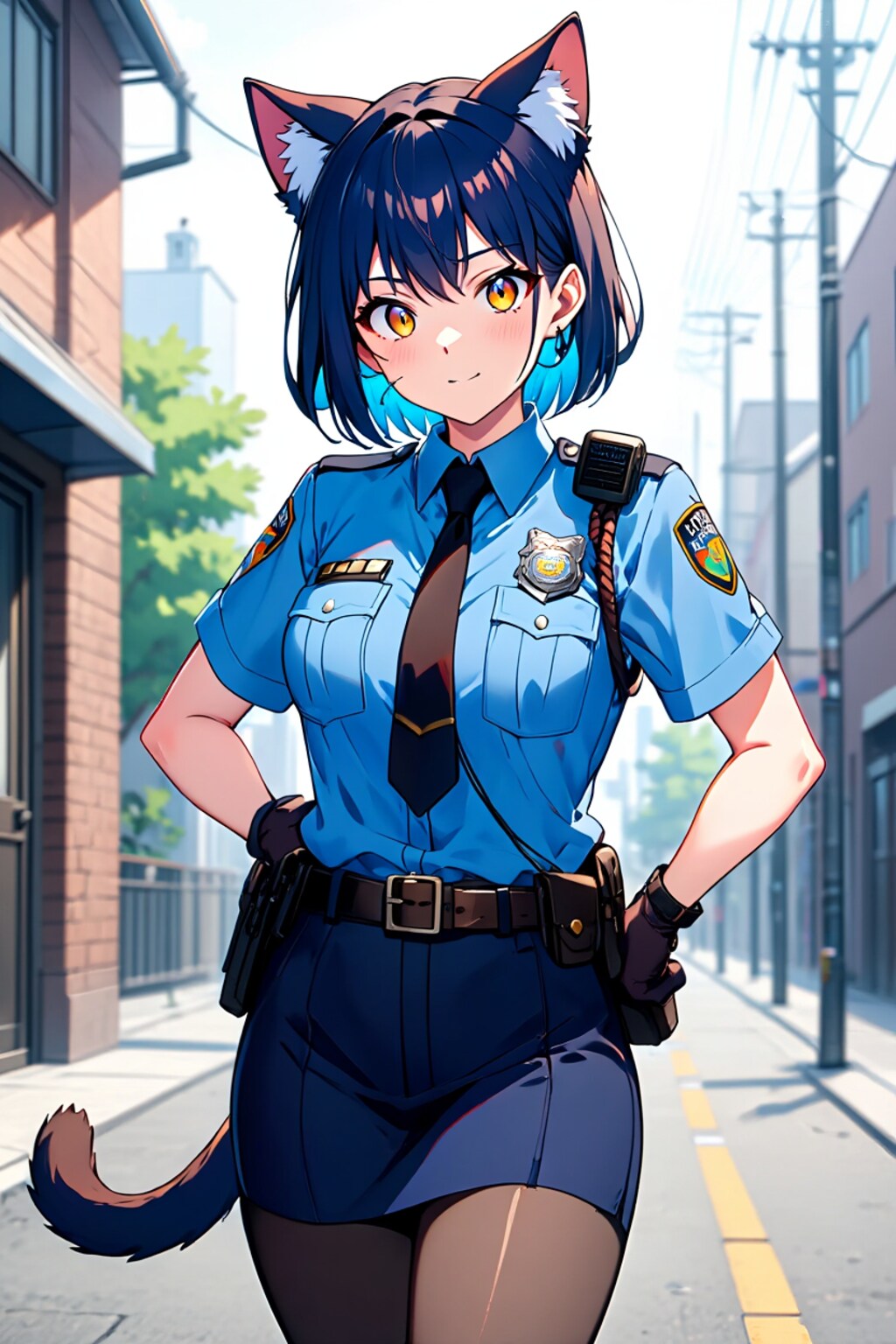 ケモミミ婦警さん