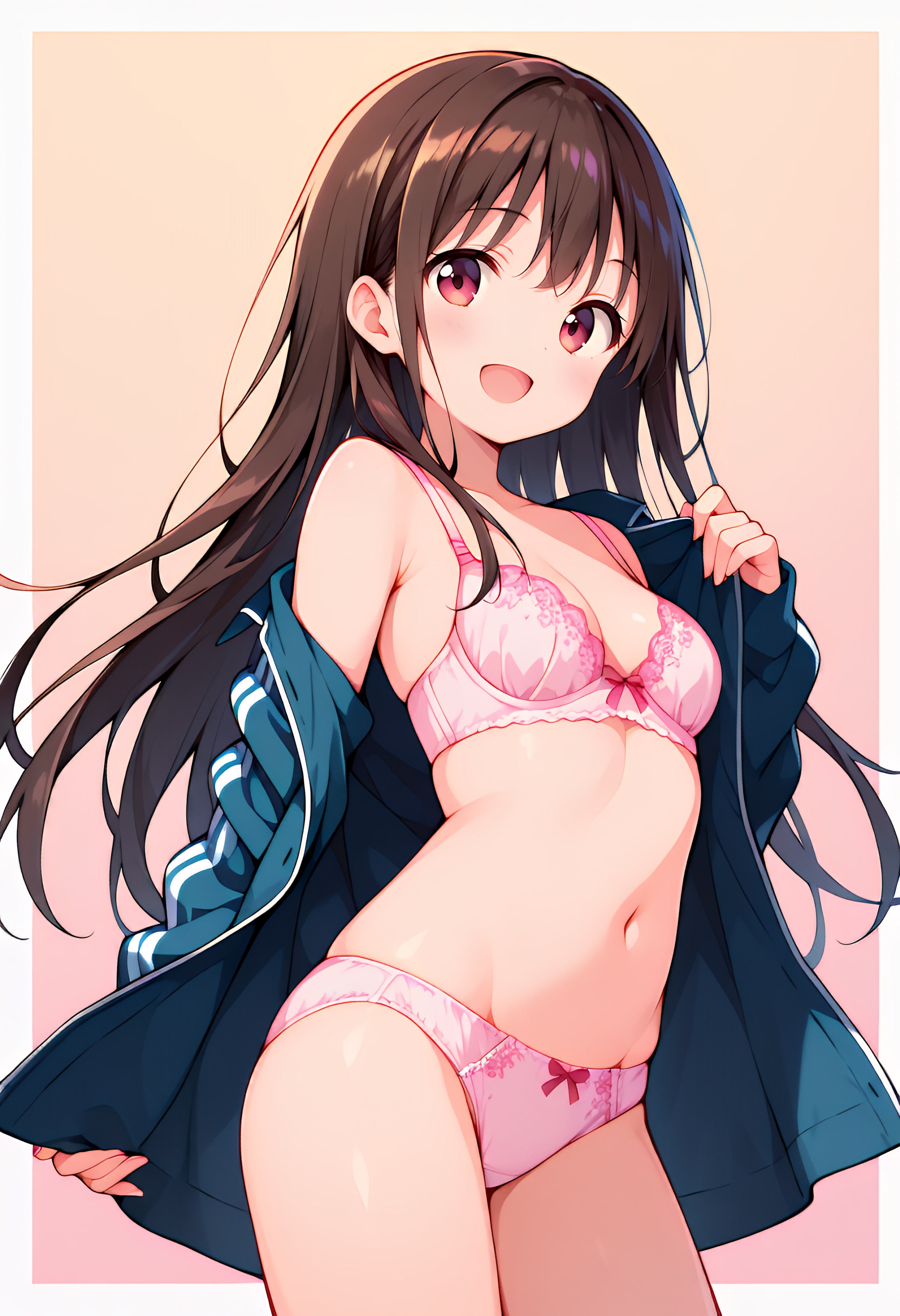 ピンクを着る