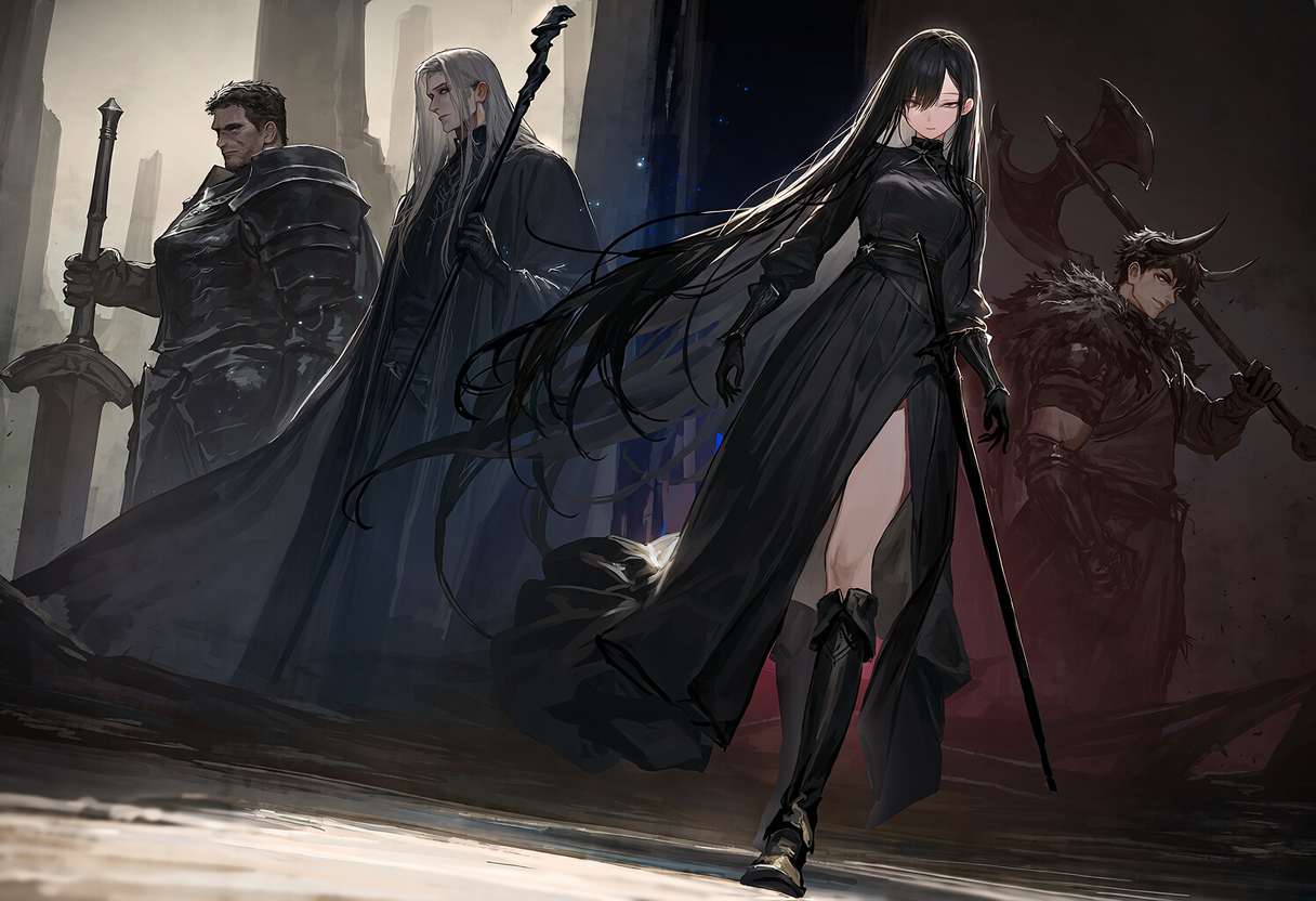 四天王 | の人気AIイラスト・グラビア
