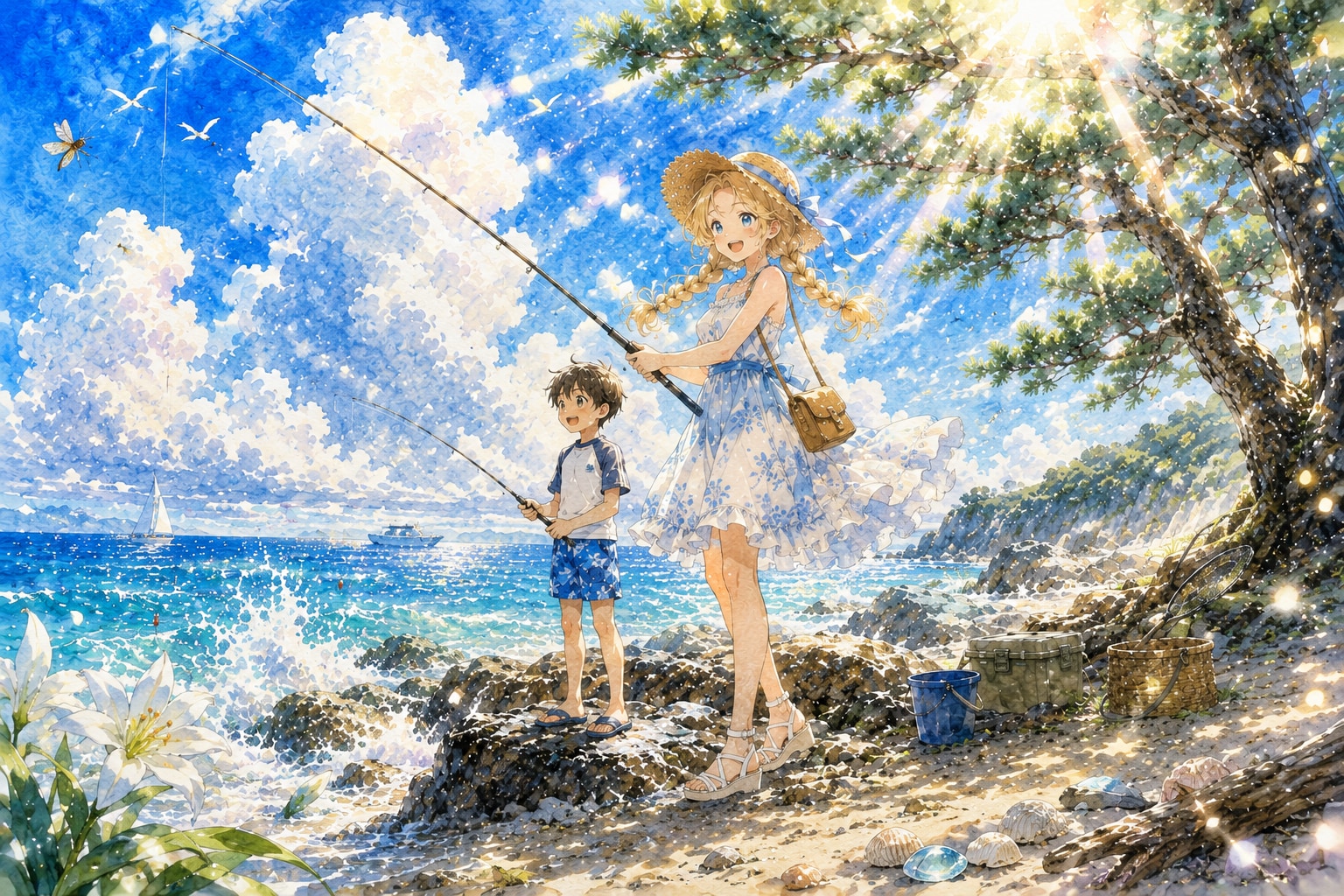 夏空の約束 ～きらめく海と、忘れられない一日～
