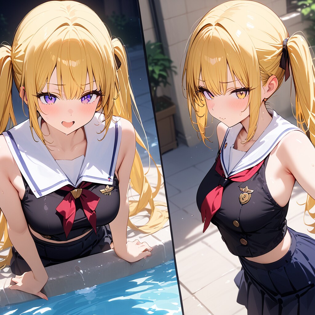 結菜(ゆな)とセーラー服