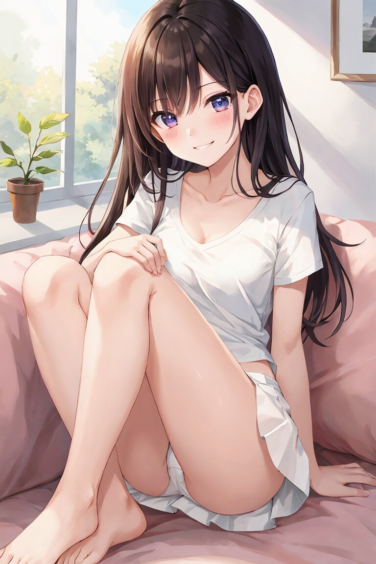 どこ見てるのかな～