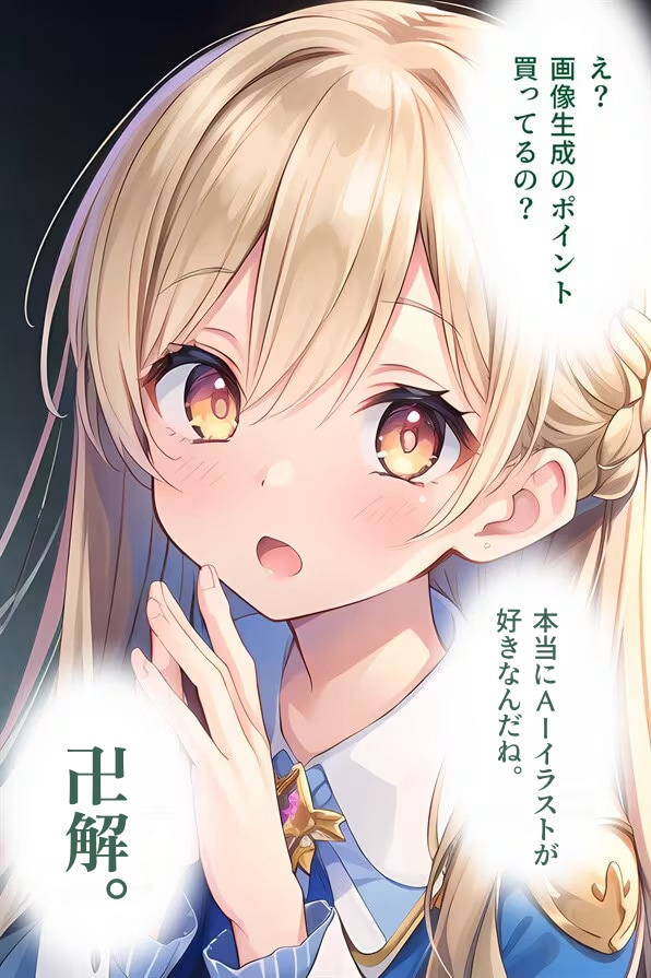 【回答】ちちぷい画像生成ポイント