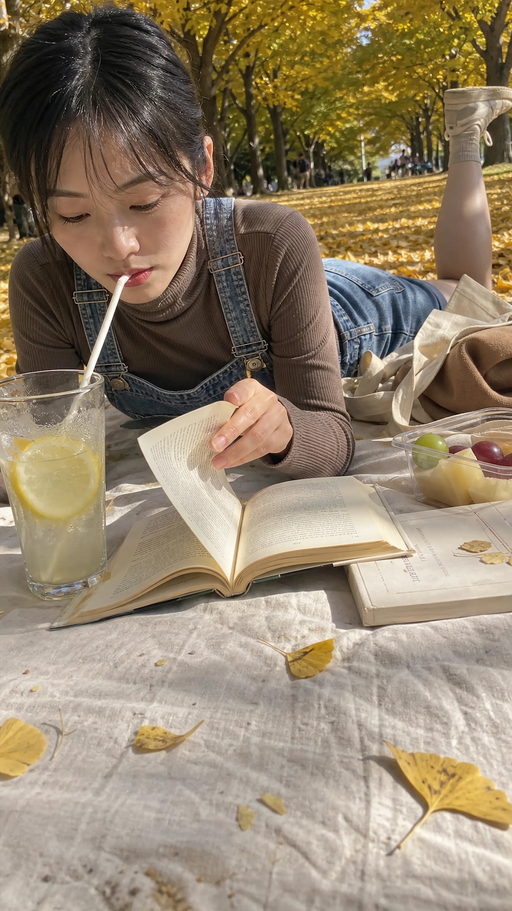 Lemon Soda and Late Autumn Pages
