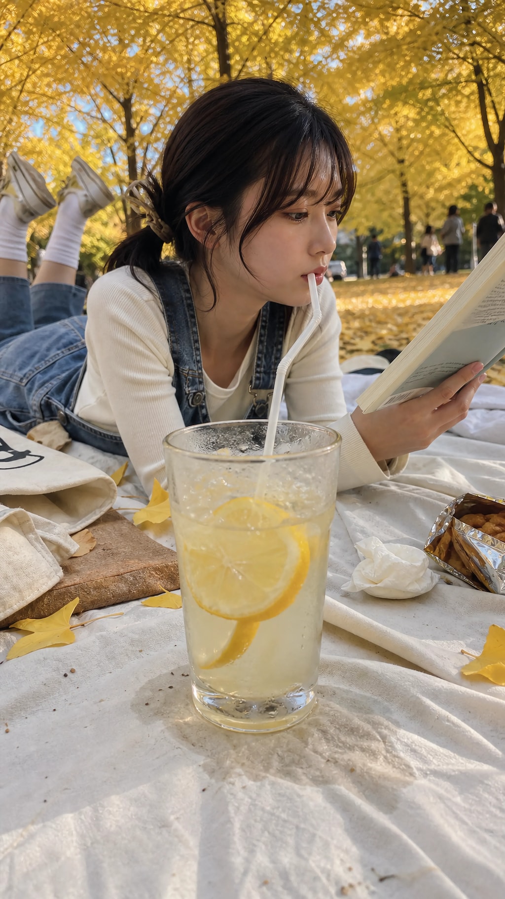 Lemon Soda and Late Autumn Pages