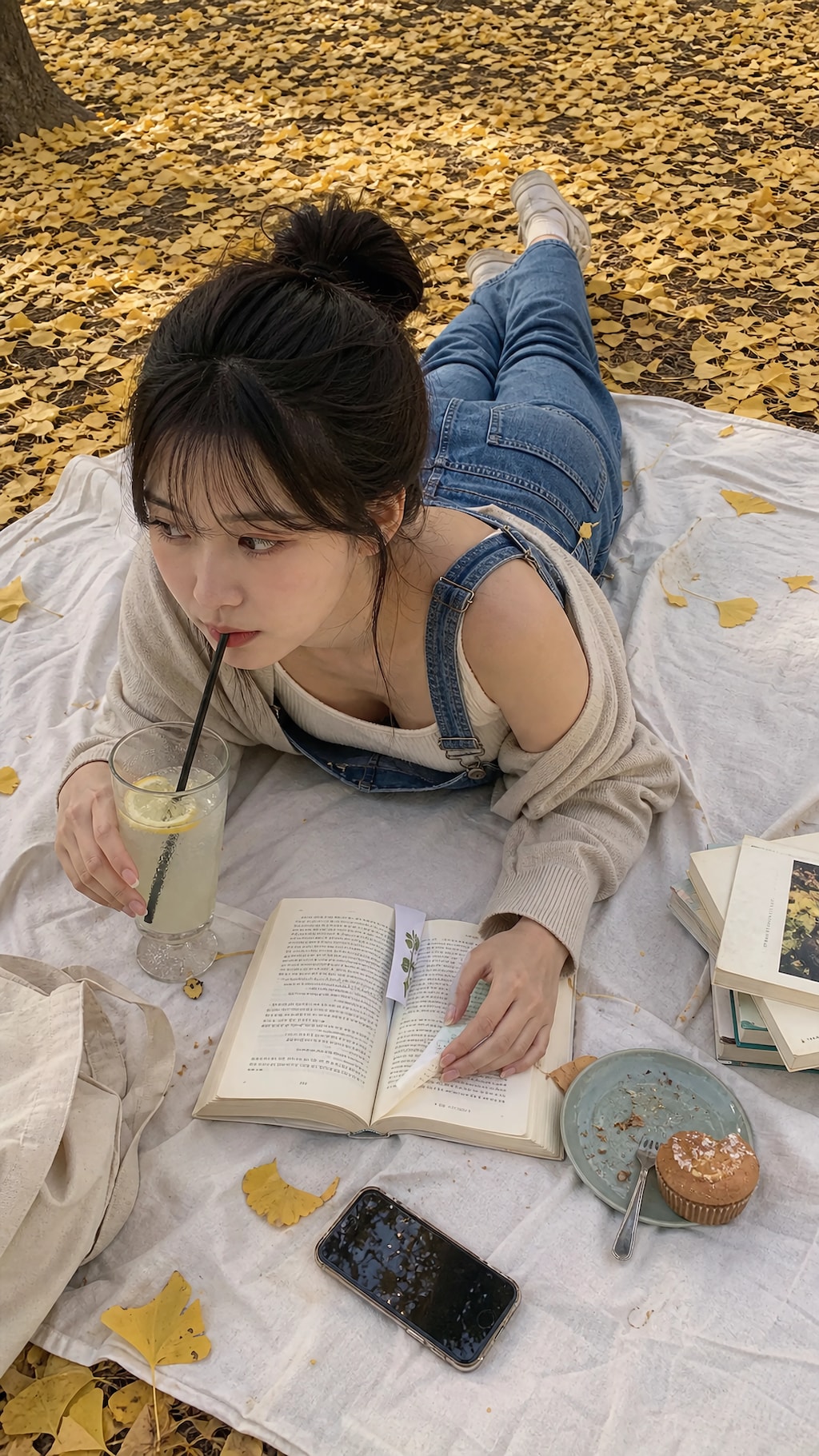 Lemon Soda and Late Autumn Pages