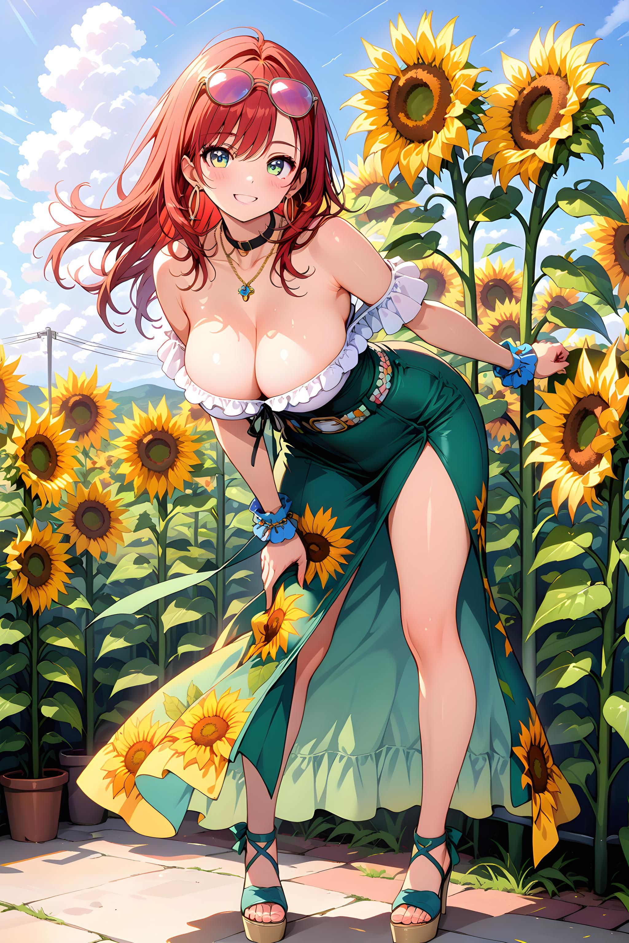 ひまわりドレス