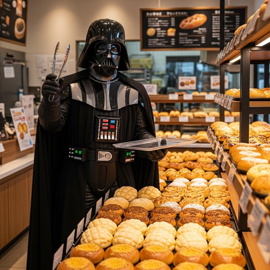 パンを買いに来た