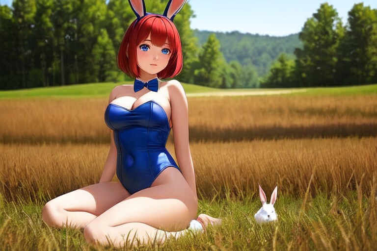 赤バニー