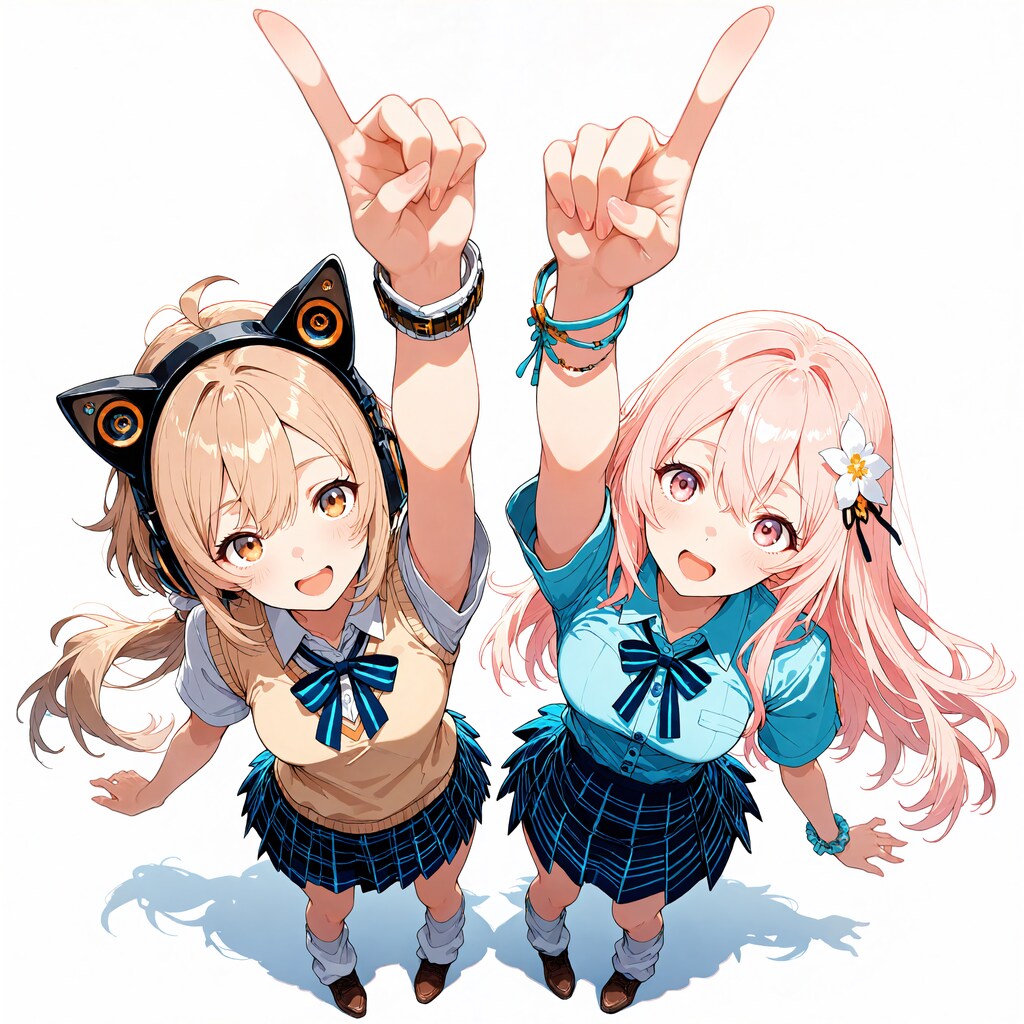 今桃愛花ちゃんと色んなポーズ