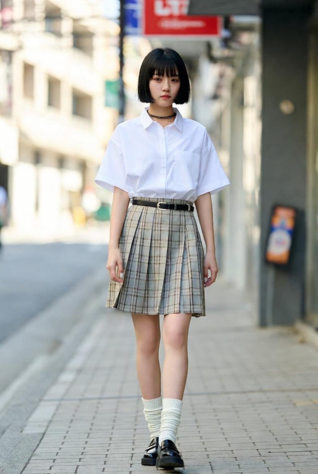 ボブカットの女子３