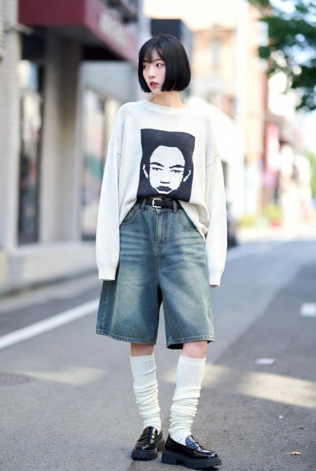 ボブカットの女子３
