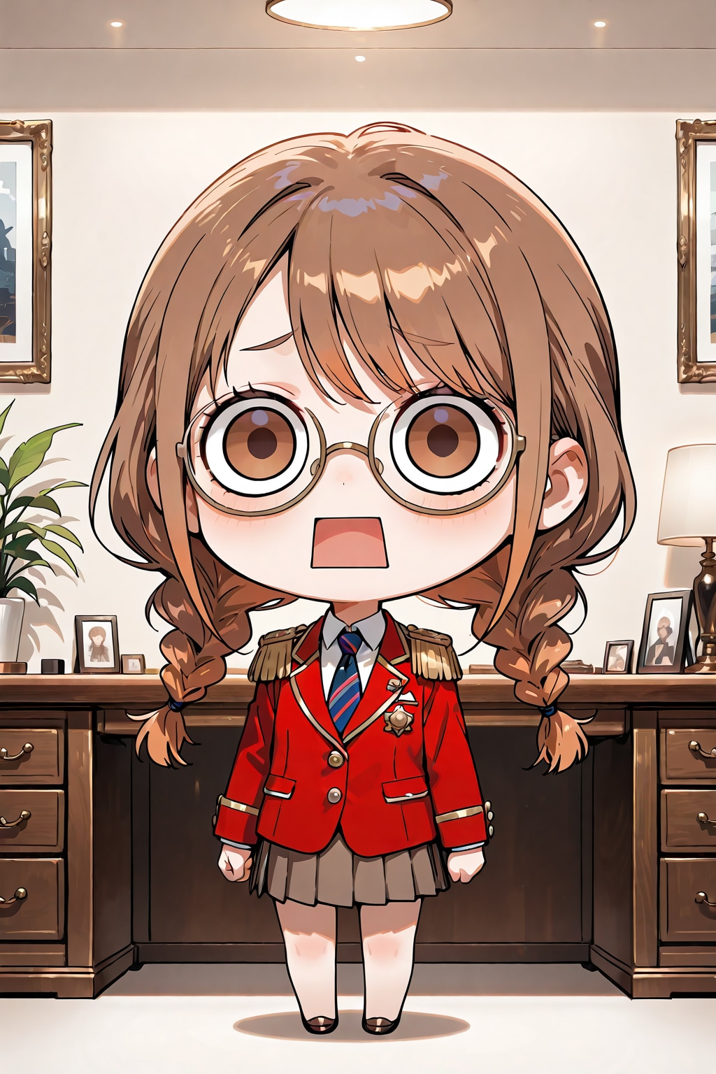 委員長ちゃんえらいこっちゃチャレンジ | の人気AIイラスト・グラビア