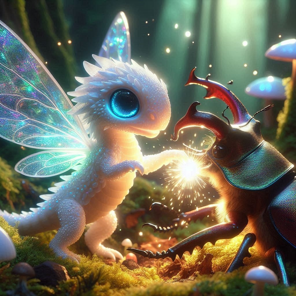 キングカブトムシvsフェアリードラゴン