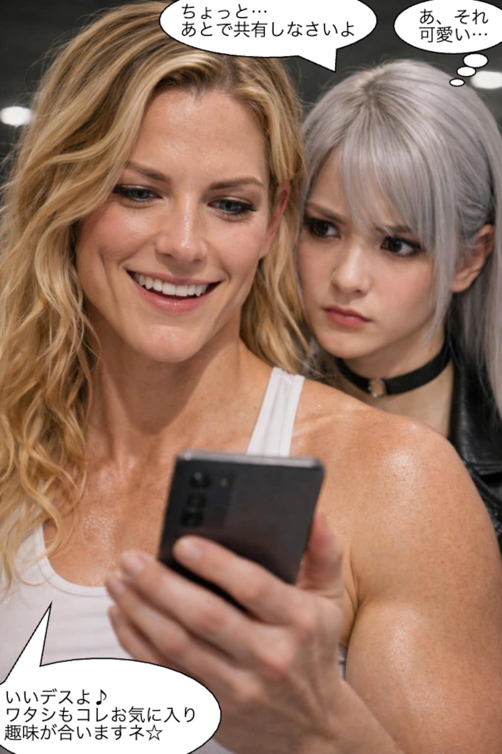 趣味が合った2人