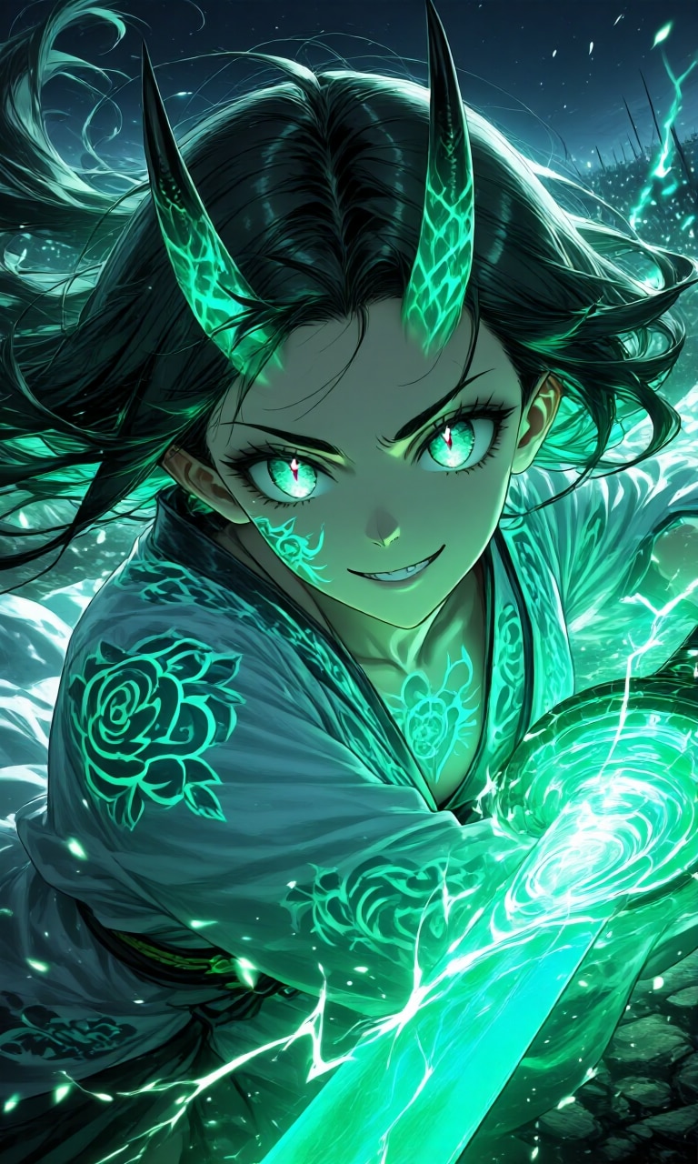 緑の鬼 | の人気AIイラスト・グラビア