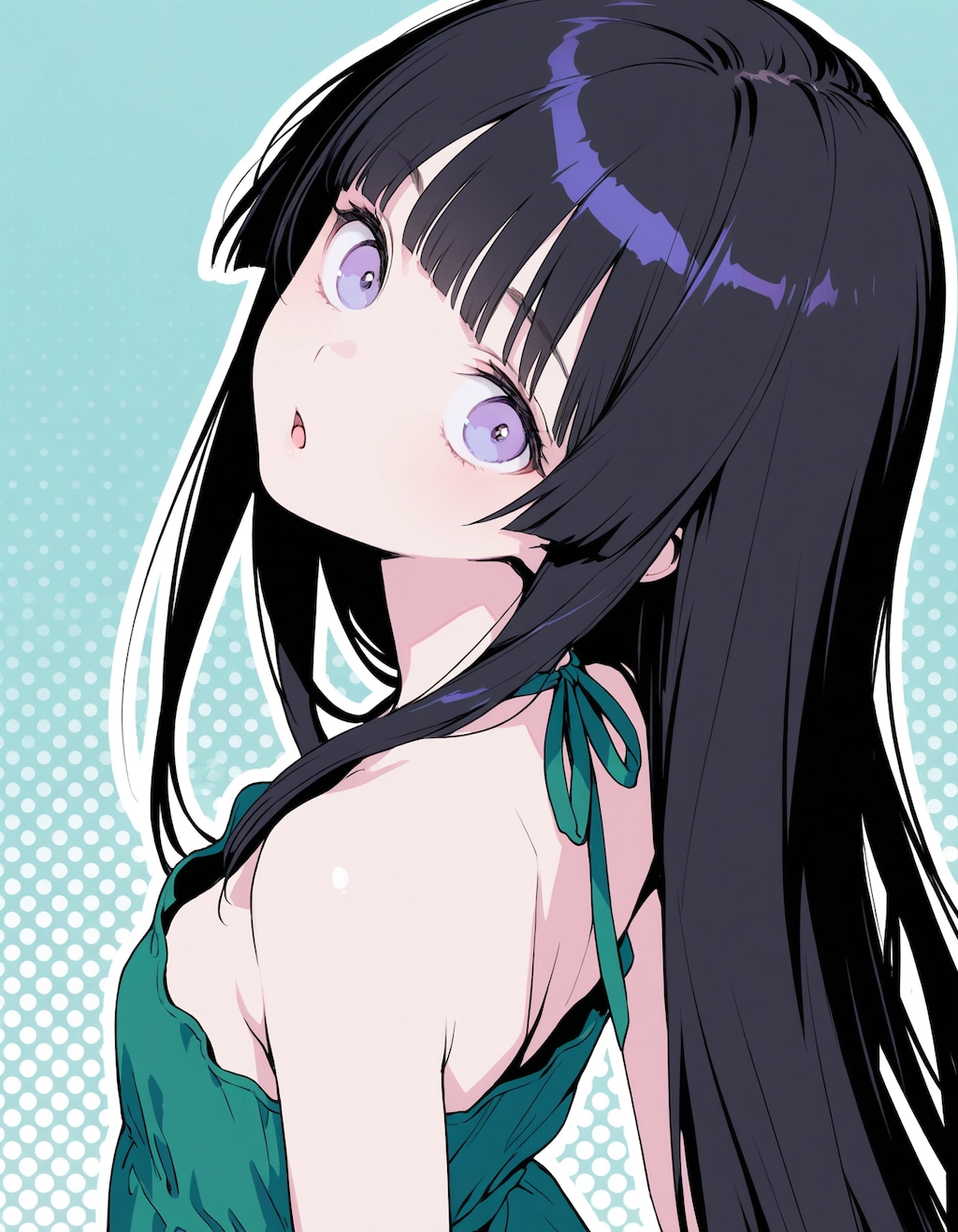 バックストラップドレス