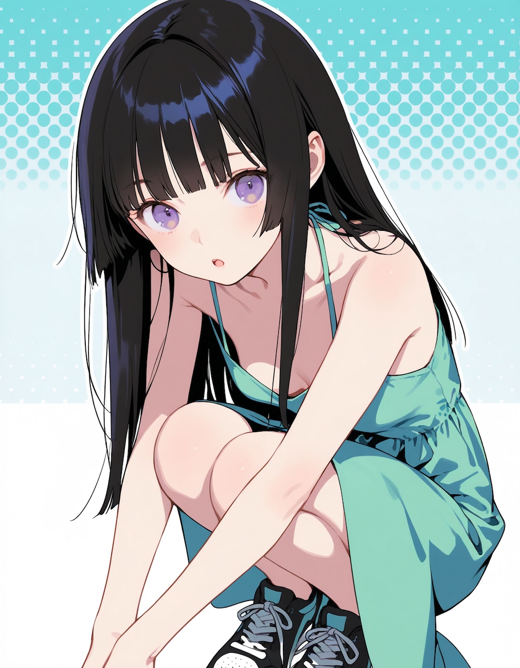 バックストラップドレス