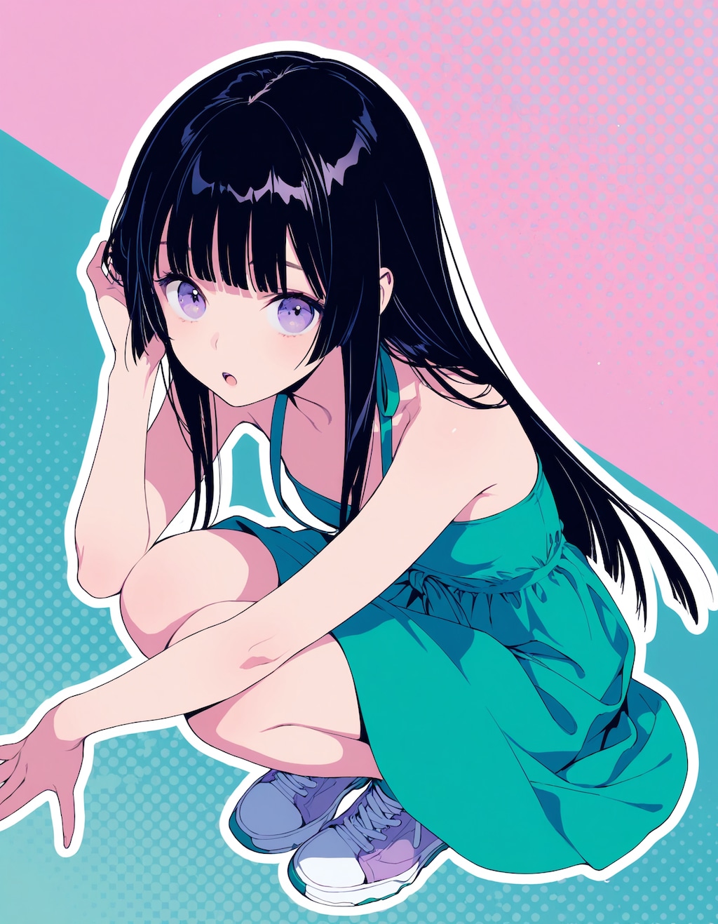 バックストラップドレス