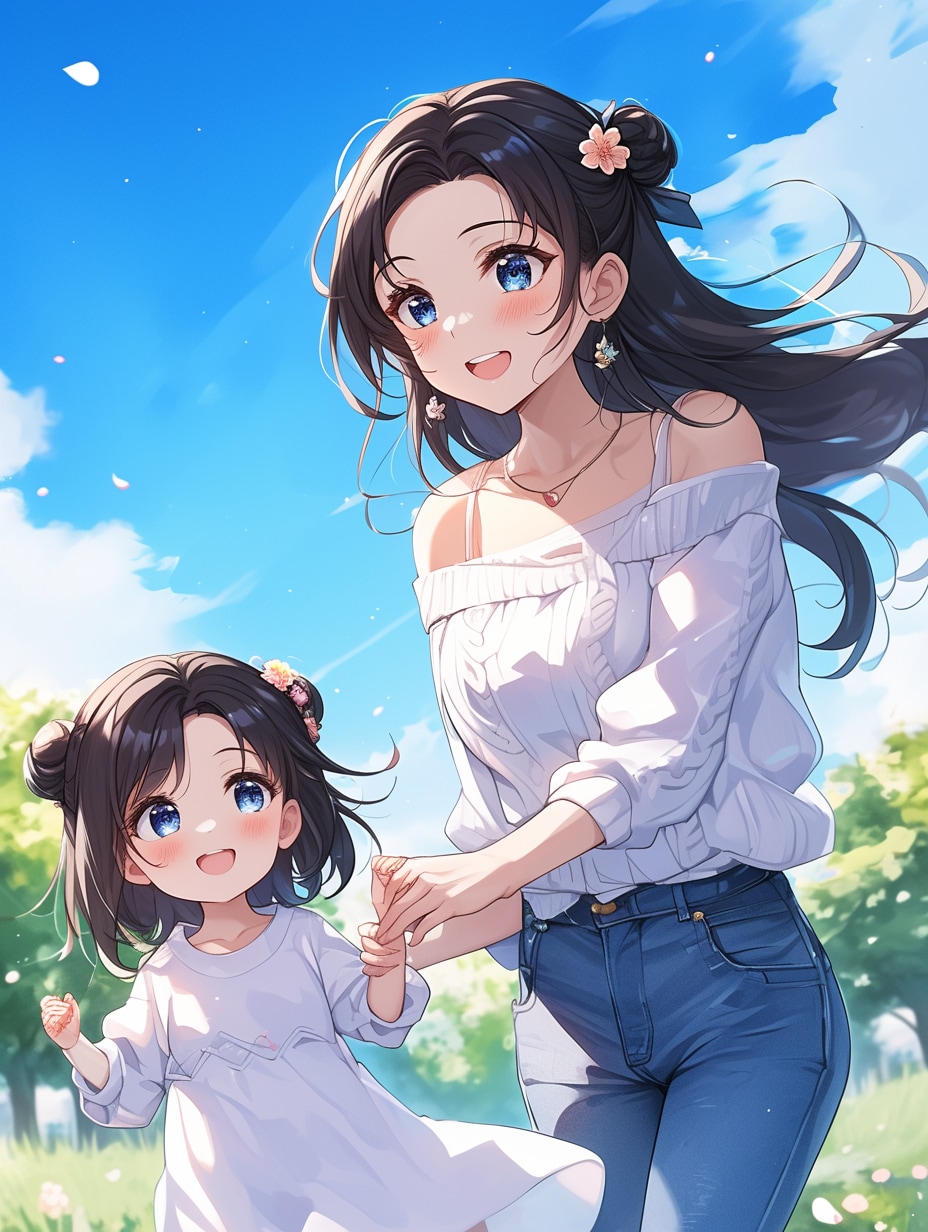 母と娘269 | の人気AIイラスト・グラビア