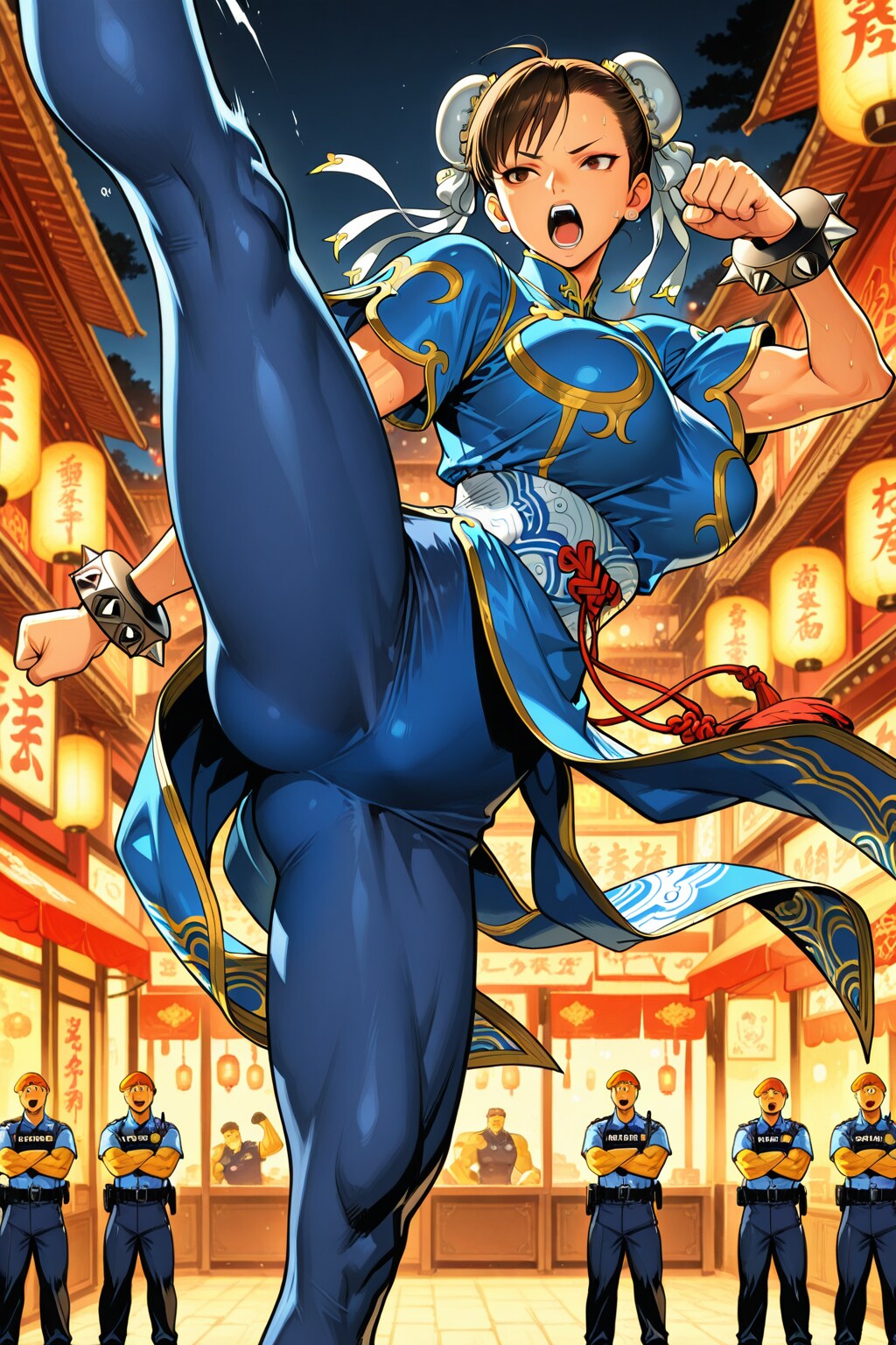春麗も警察官なので🇨🇳👮❣️