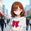 眼鏡っ子_持ってけセーラー服 5枚目