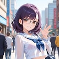 眼鏡っ子_持ってけセーラー服 9枚目