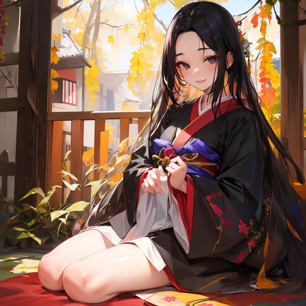 和歌月まりあ　着物スタイル