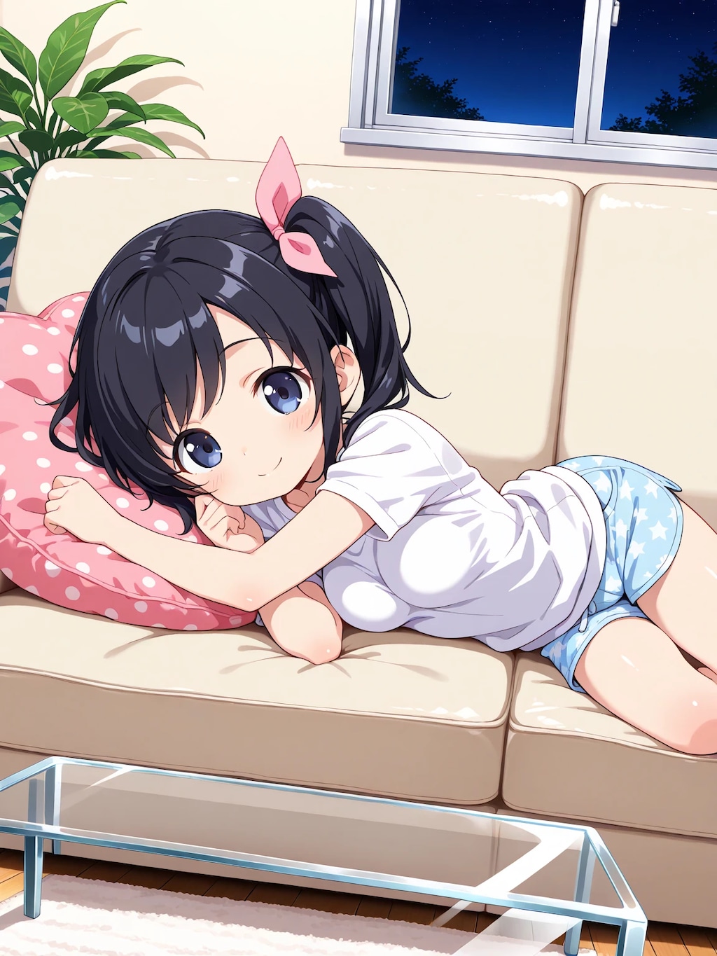 おやすみ前のさやかちゃん