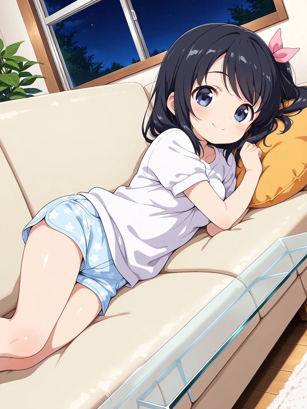 おやすみ前のさやかちゃん