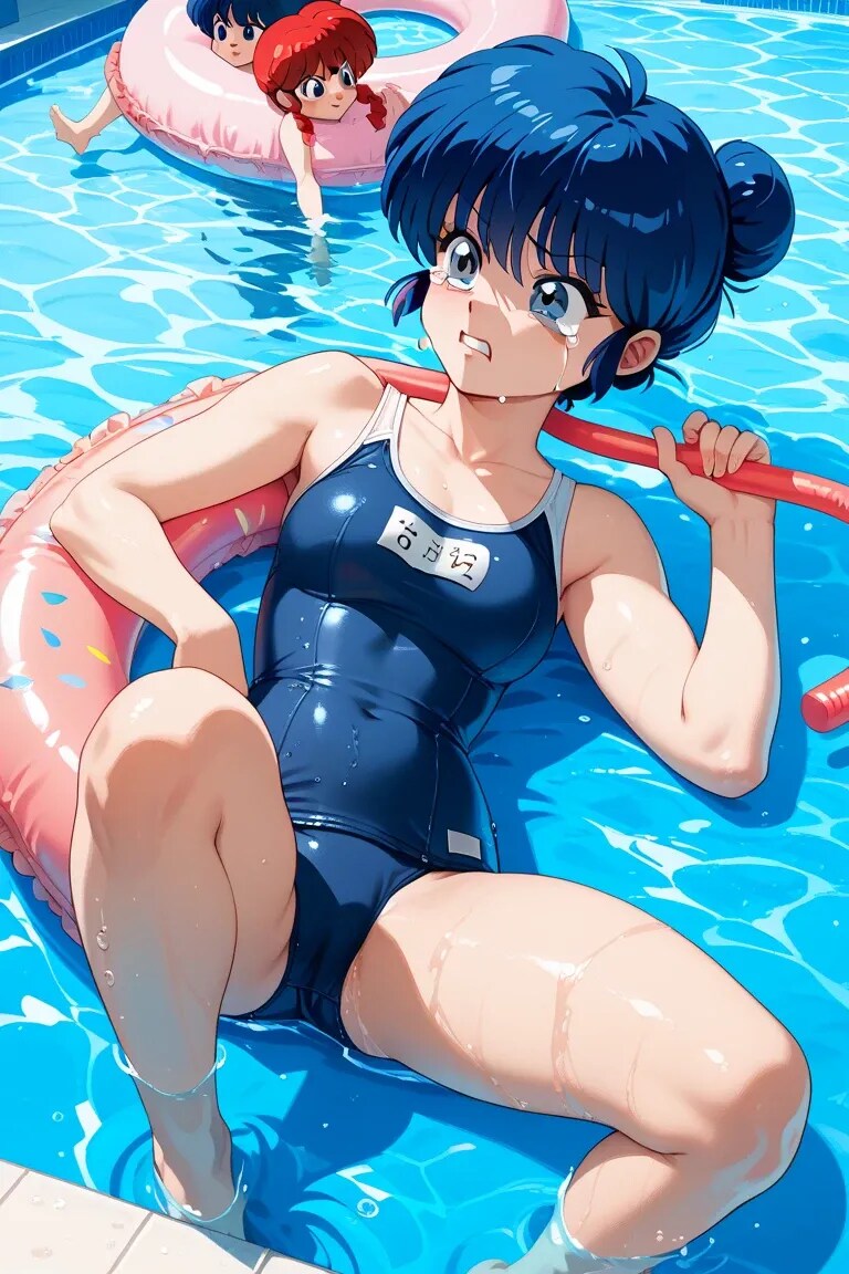 泳げない女の子