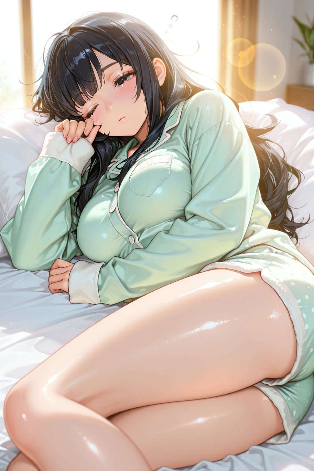 「んぅ・・・おはよ・・・」