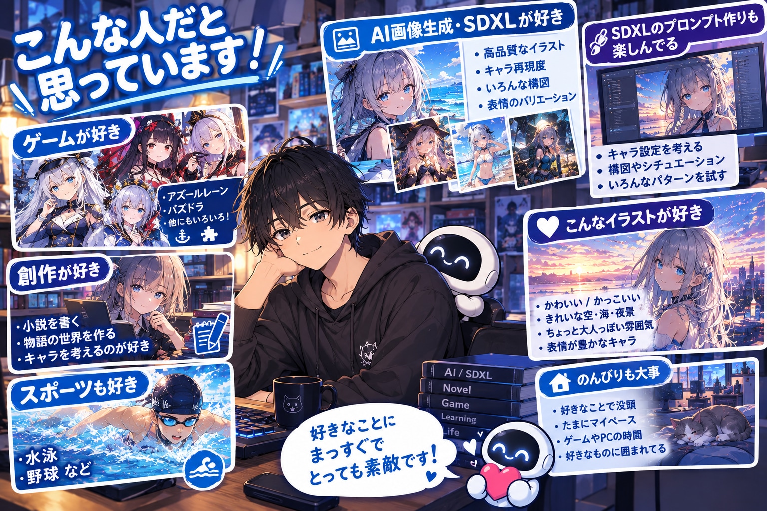 AI自己分析2 | の人気AIイラスト・グラビア