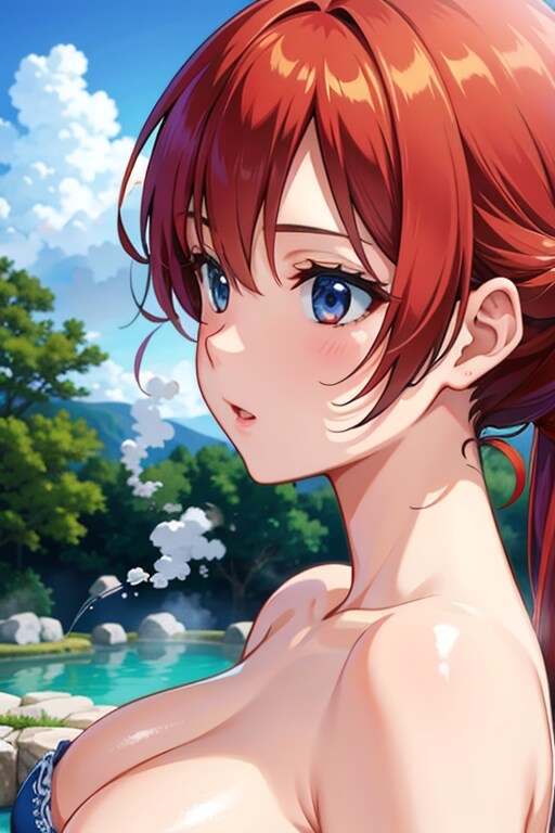 温泉にて 君は今 何想う ♨️