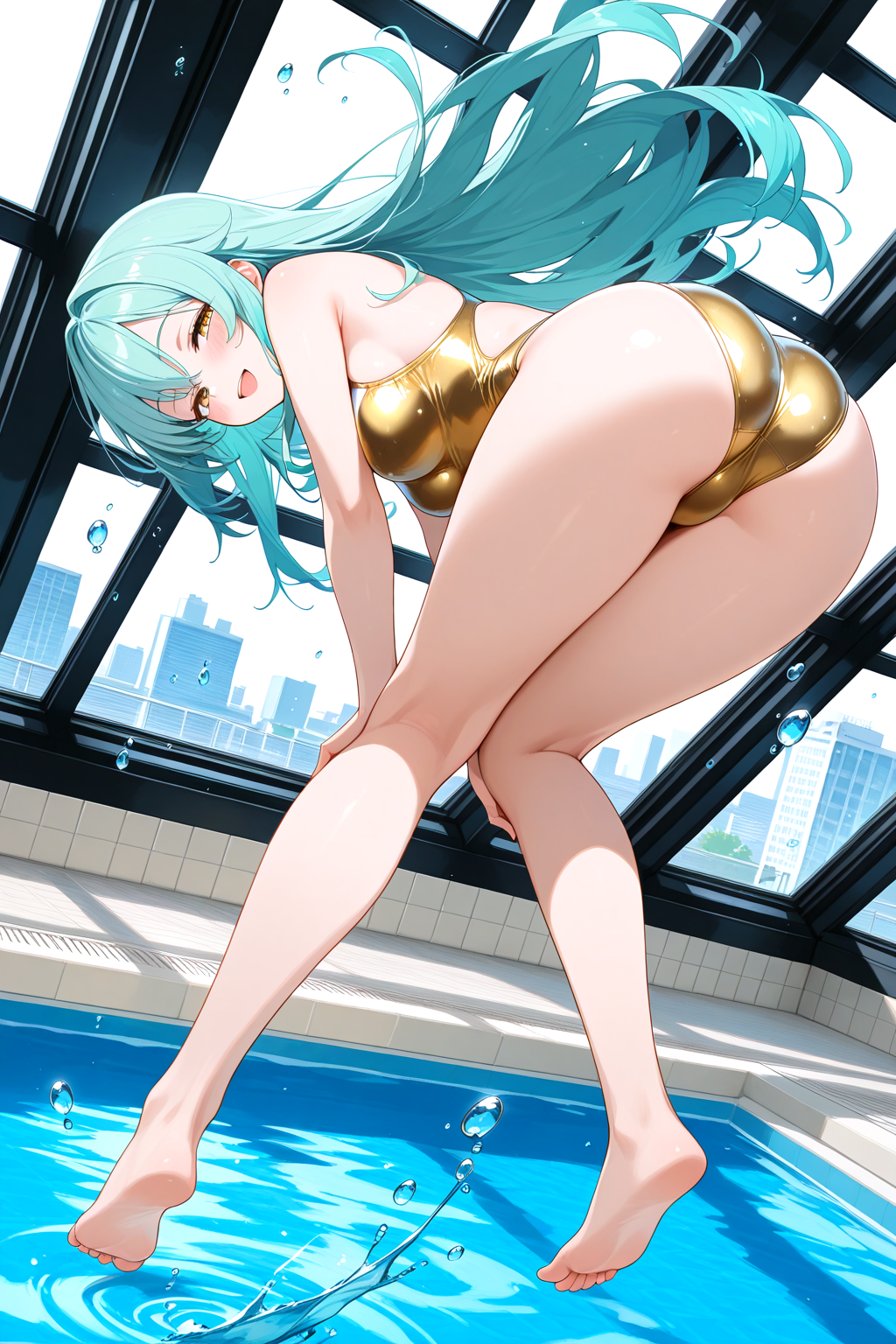 私も撮ってくれませんか？～例のプールの守護神～