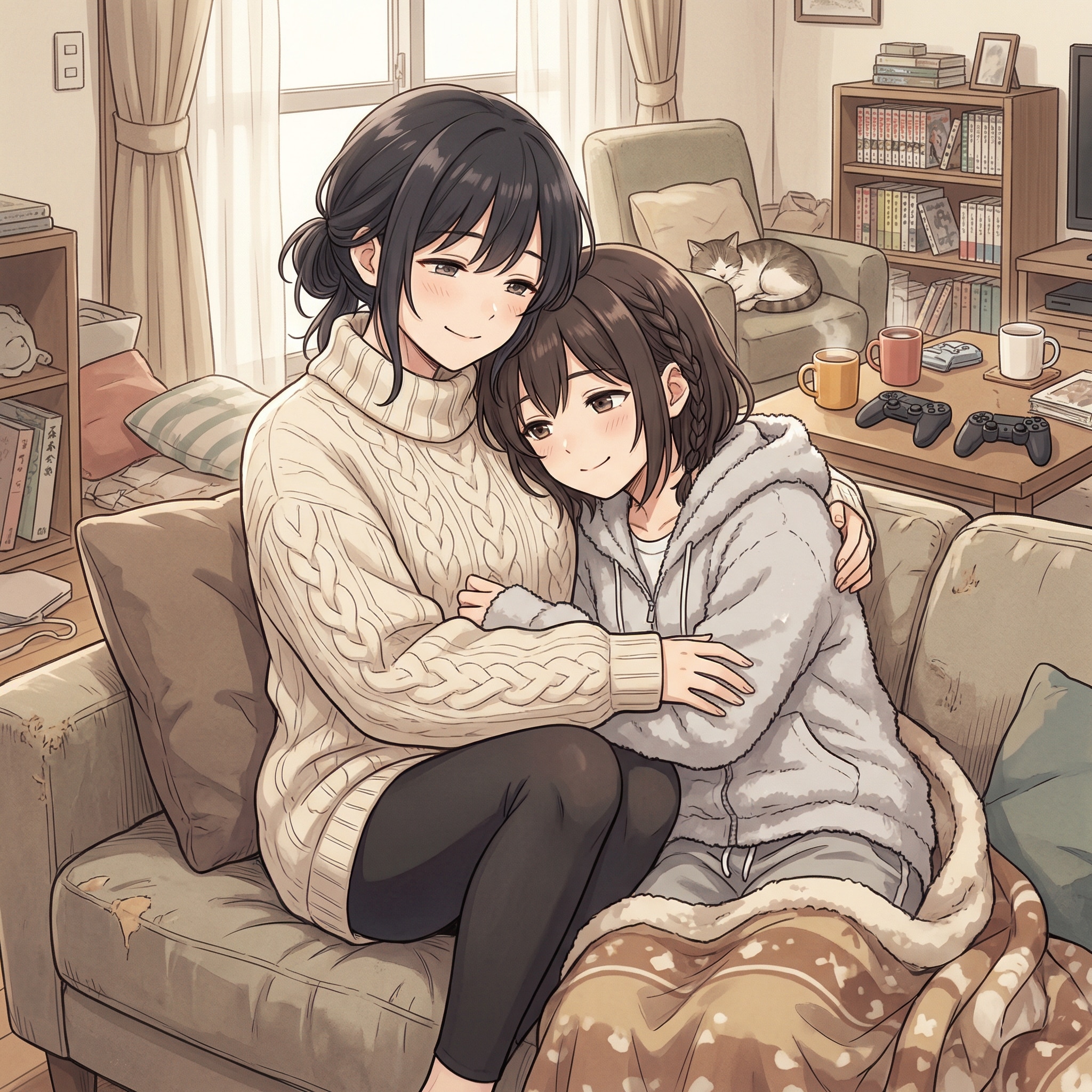 「と」→「ともだち」ねこ4 | の人気AIイラスト・グラビア