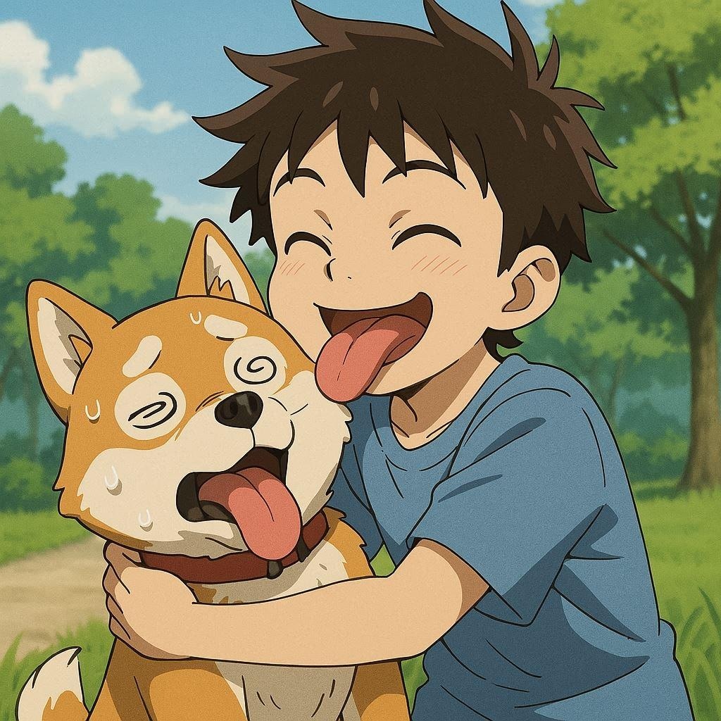 柴犬と飼い主の入れ替わり