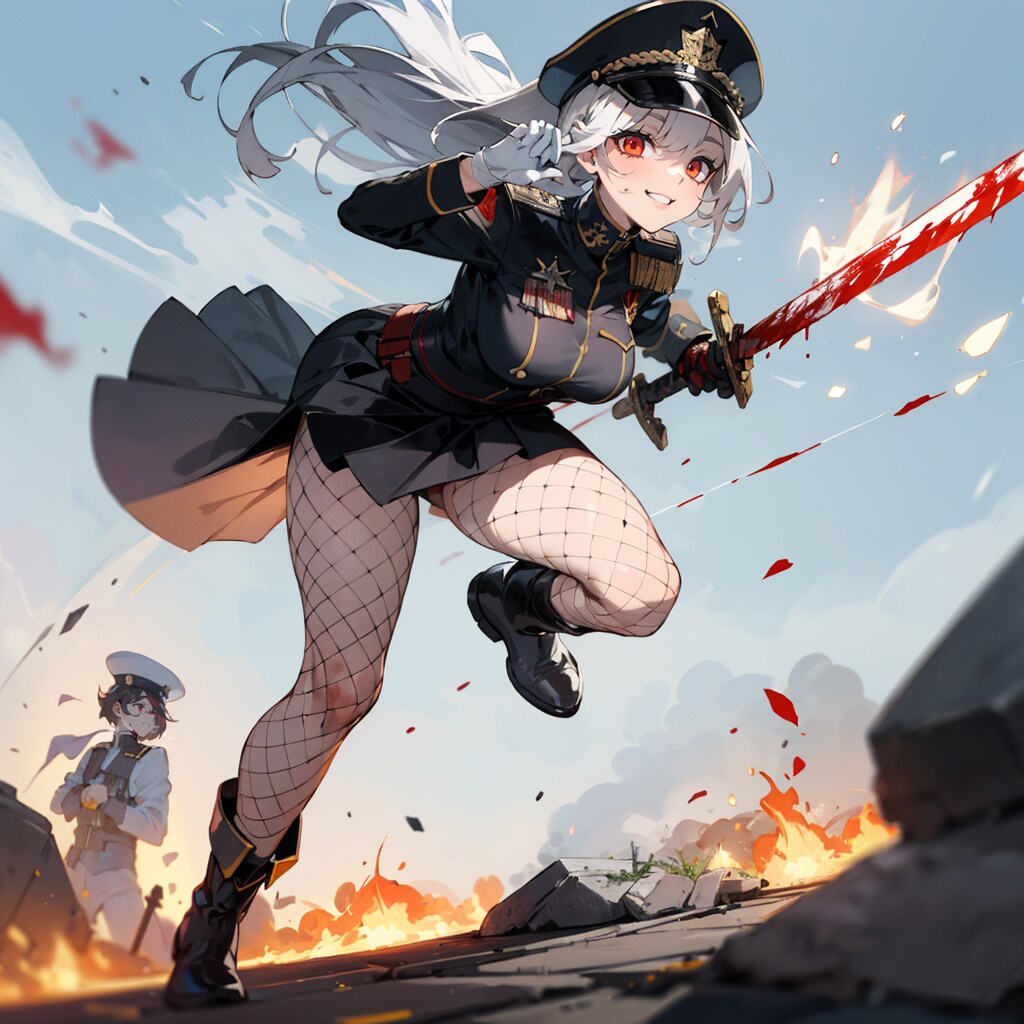 『血、乳、網タイツ』　AI武器コンテスト2