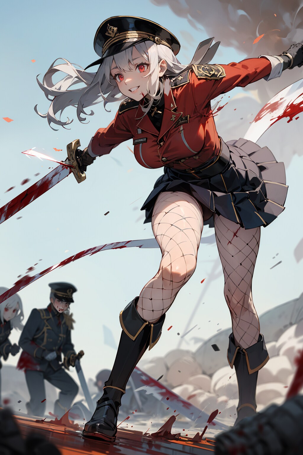 『血、乳、網タイツ』　AI武器コンテスト2