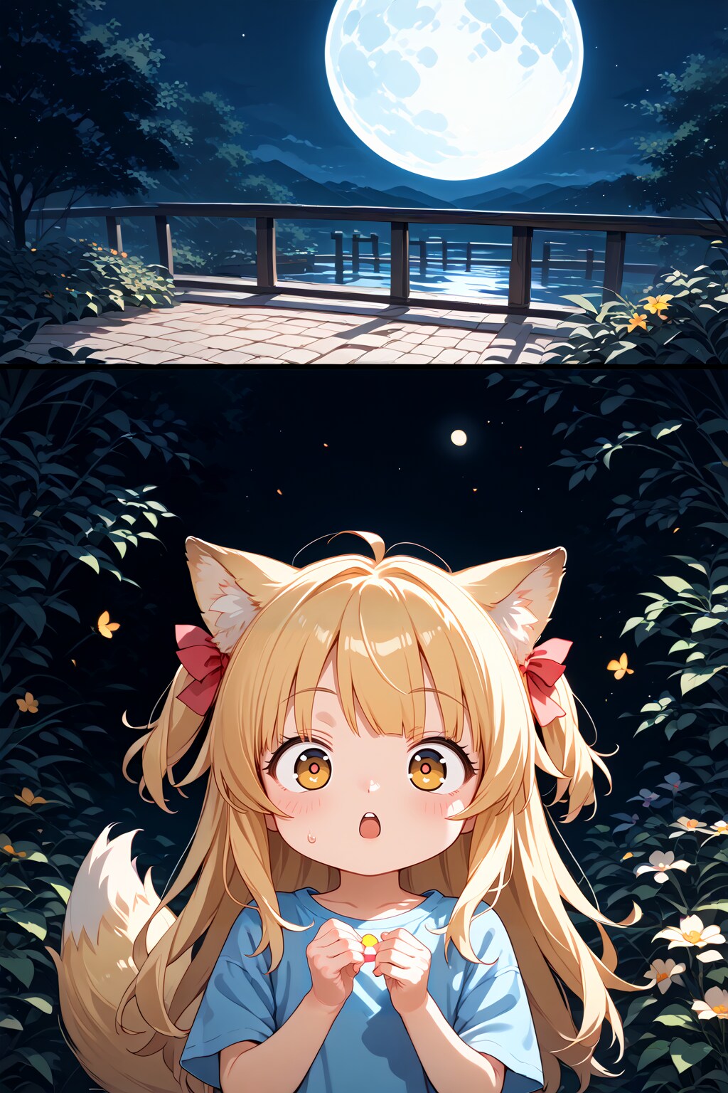 満月があるとき～、ないとき～ | の人気AIイラスト・グラビア