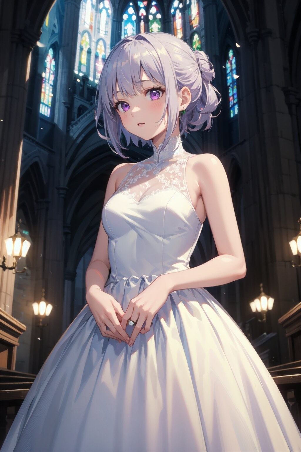 （２５７HQ）銀髪ちゃんウェディング２