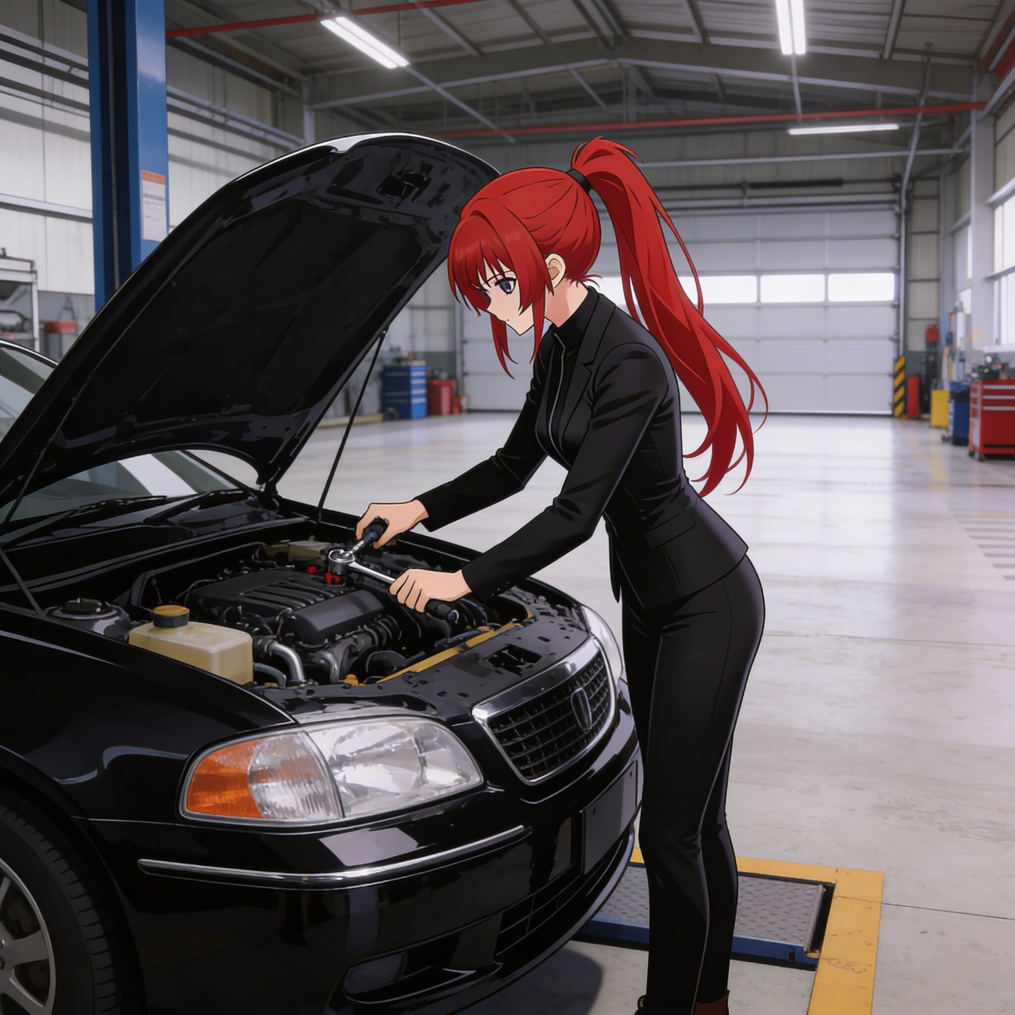 メンテナンス中のイリーナ | の人気AIイラスト・グラビア