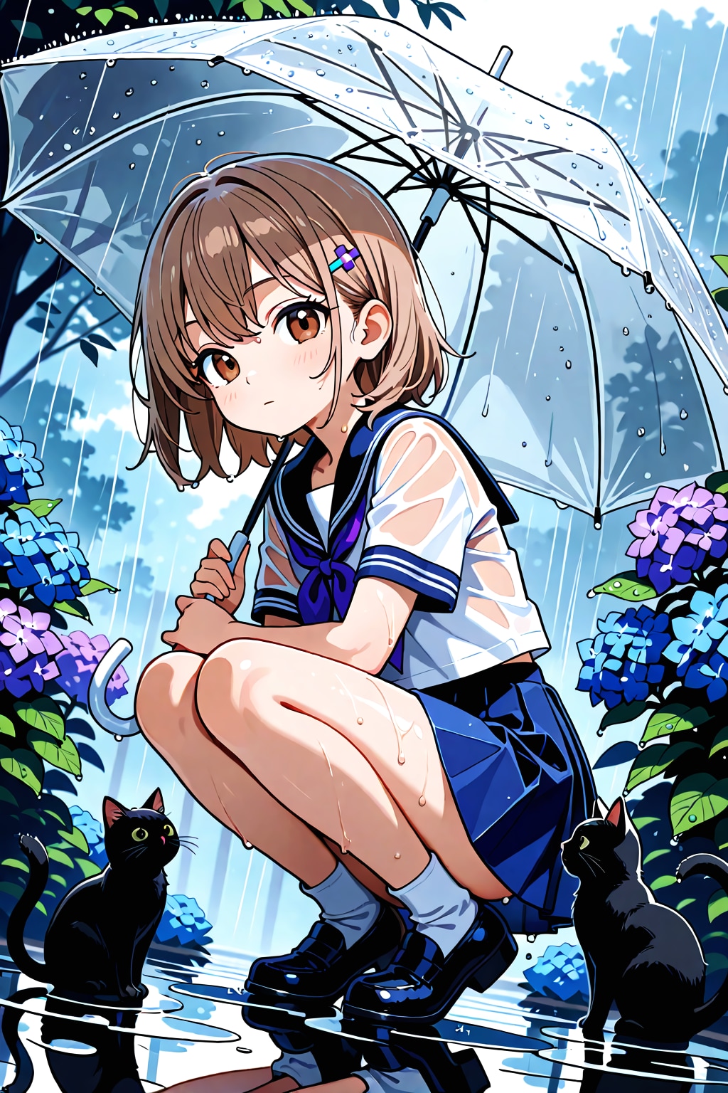 雨の中の同窓会