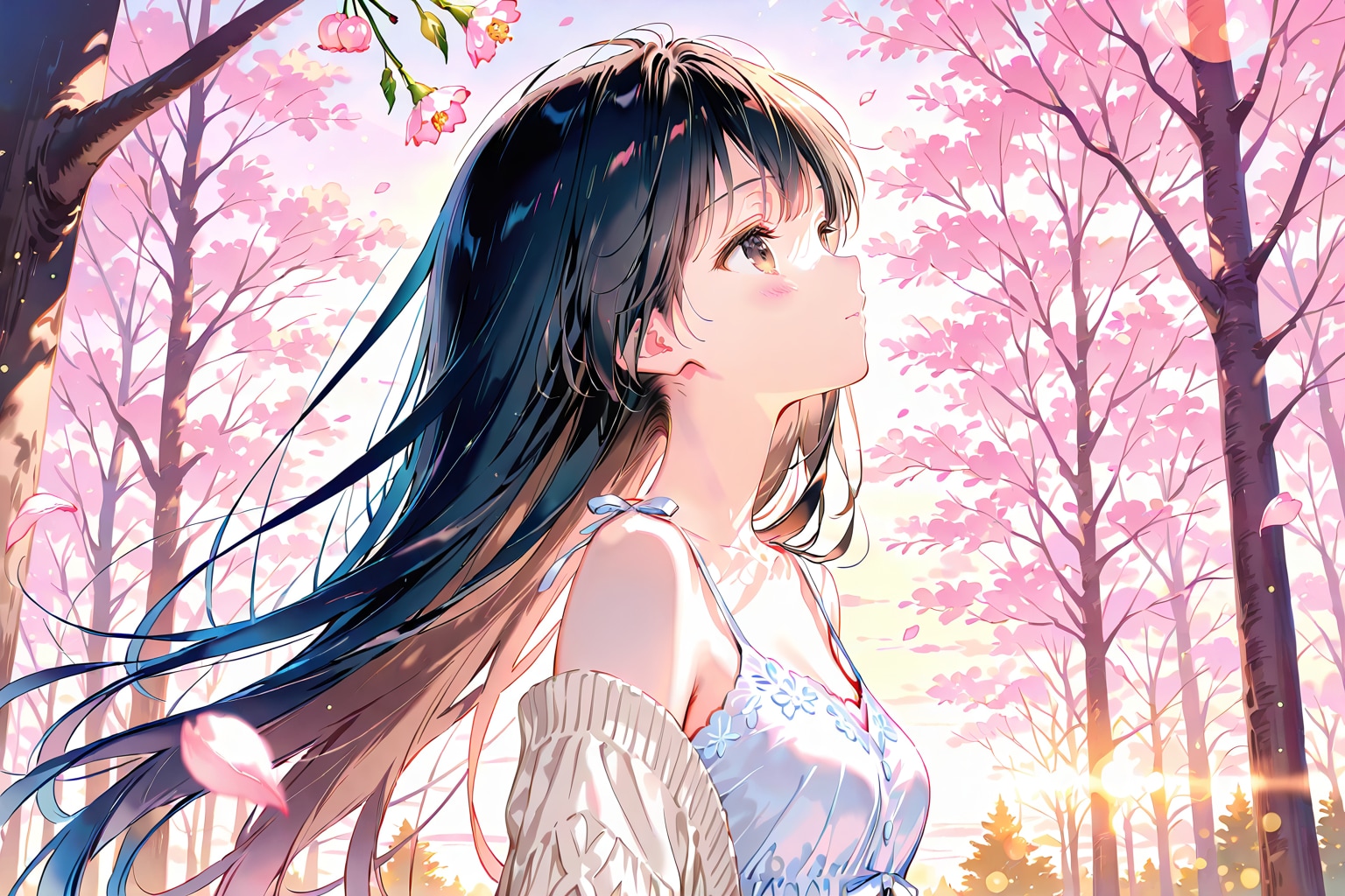 桜吹雪(QILIN)(2) | の人気AIイラスト・グラビア