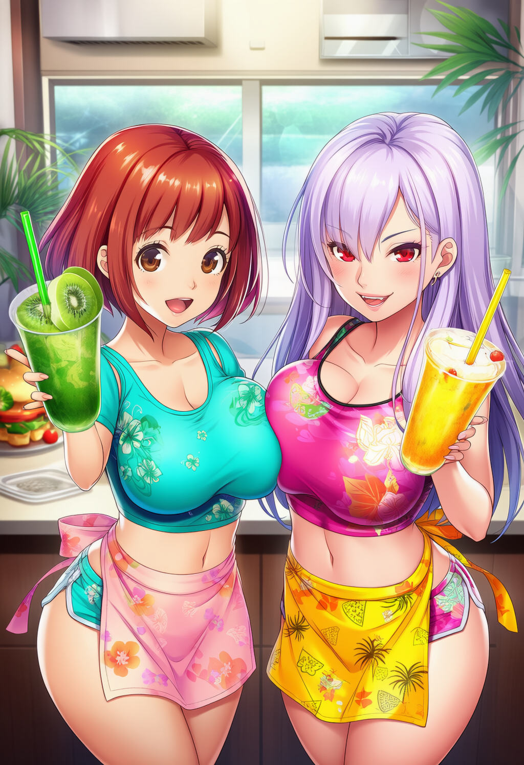 ノノカ＆ミレナのスムージー対決！どっちを選ぶ？