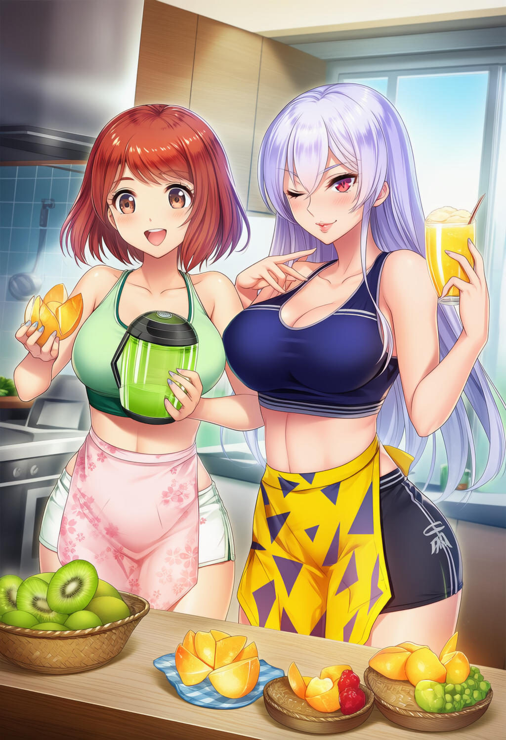 ノノカ＆ミレナのスムージー対決！どっちを選ぶ？