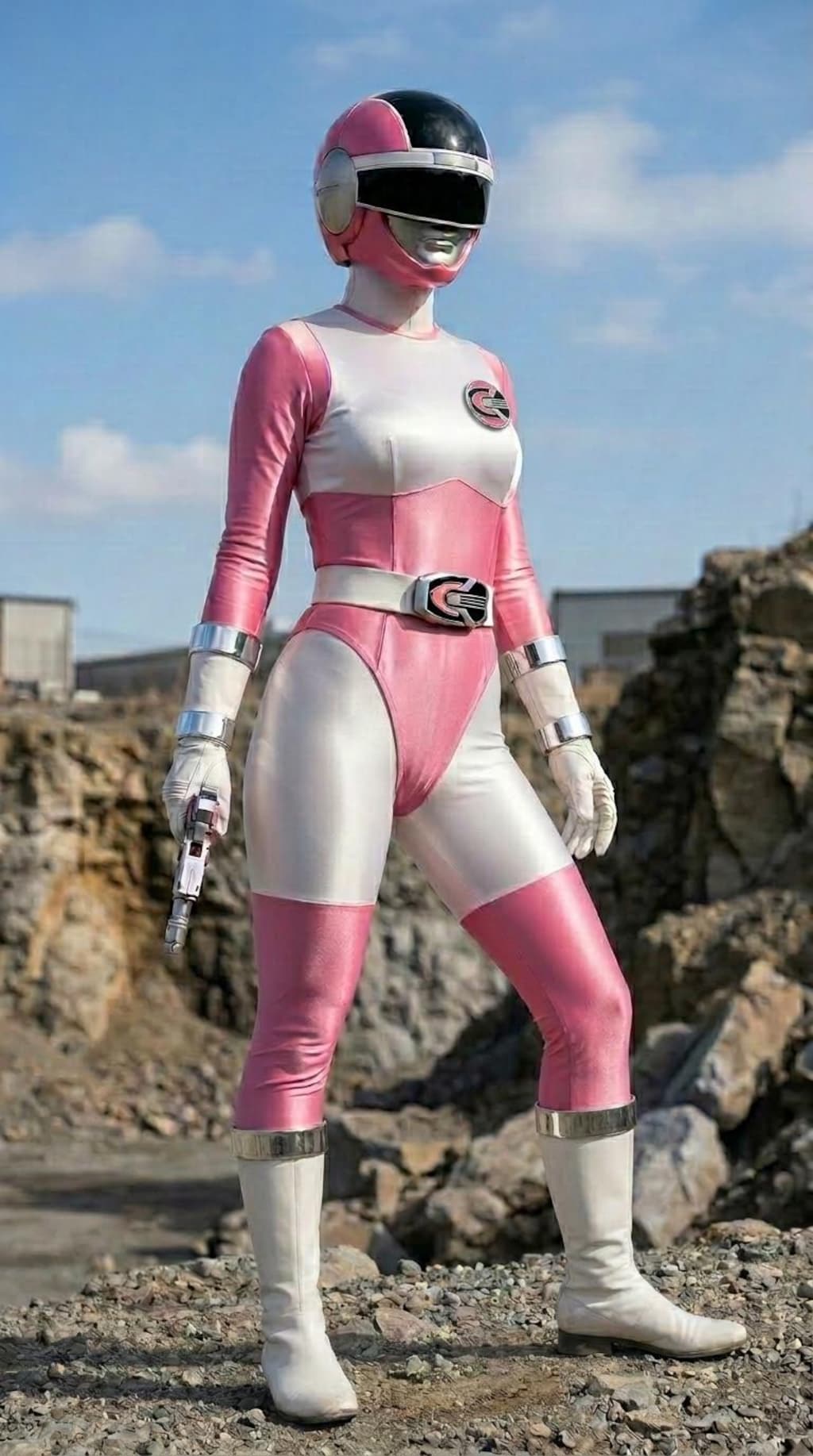 戦隊ヒロインのような女の子