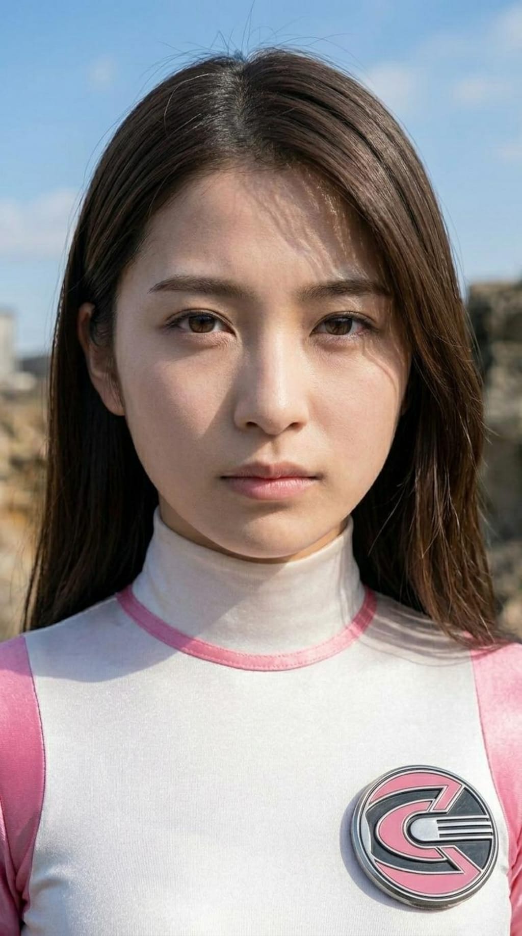 戦隊ヒロインのような女の子